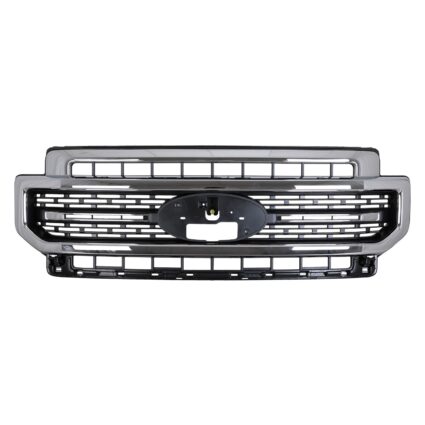 Grille Assembly w/o Sport Pkg Standard Equipment w/Chrome Moulding CAPA for Ford F-250 Super Duty F-350 Super Duty