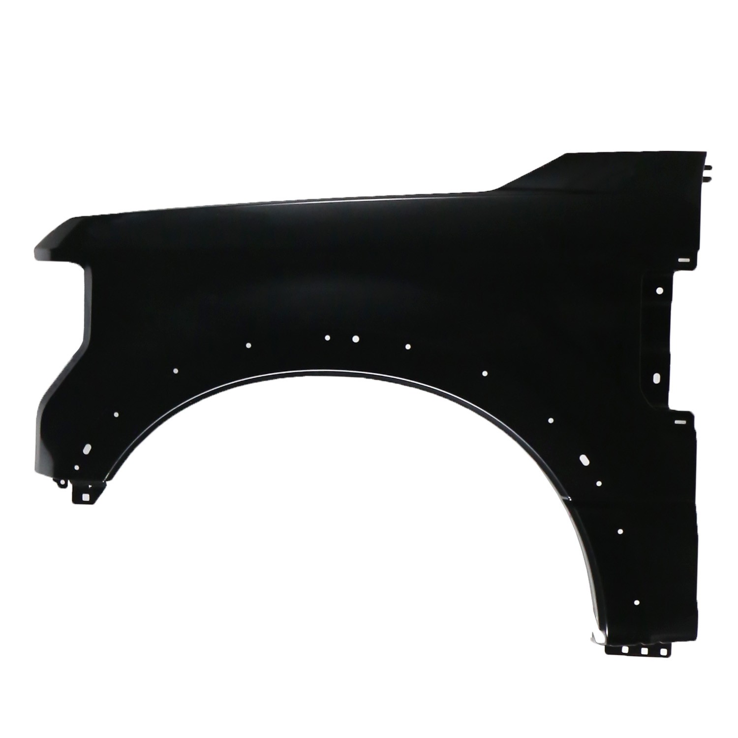 Fender Front Left w/Wheel Opening Moulding Aluminum for Ford F-250 Super Duty F-350 Super Duty