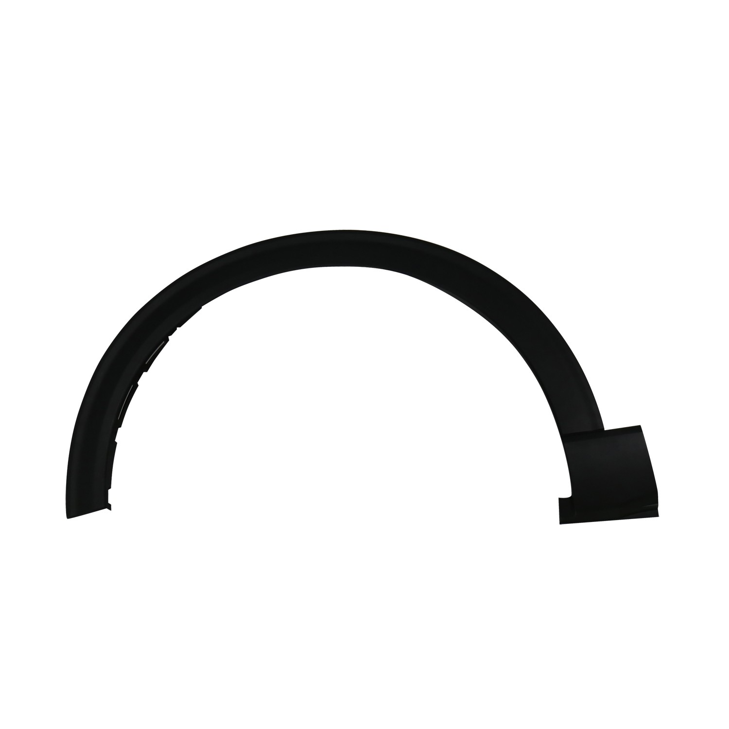 Wheel Arch Molding Front Left w/o Advanced Park Assist Carbon Black CAPA for Ford Explorer Police Interceptor Utility