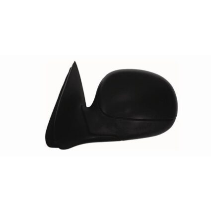 Door Mirror Assembly Left Contour Type Power w/o Signal w/Black Cover for Ford F-150 Standard Cab Pickup Extended Cab Pickup 1997–2002