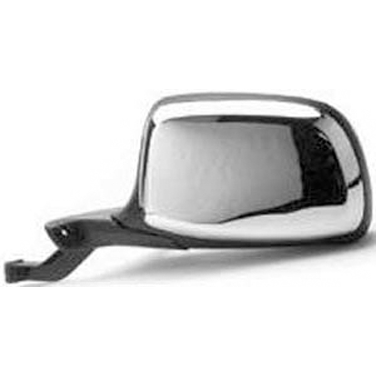 Door Mirror Assembly Left Manual Paddle Design Black & Chrome for Ford Bronco F-150