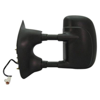 Door Mirror Assembly Left Single-Swing Telescoping Trailer Tow Non-Heated Power Remote To 11/2/02 for Ford F-250 Super Duty F-350 Super Duty