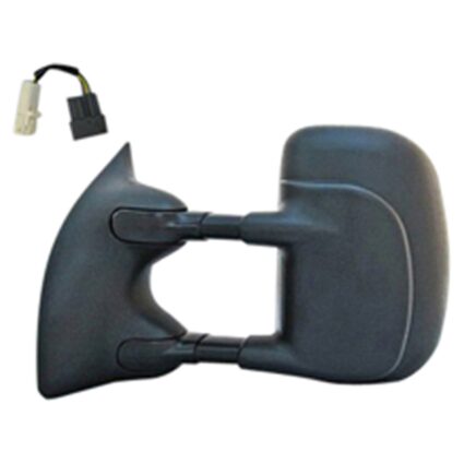 Door Mirror Assembly Left Dual-Swing Telescoping Trailer Tow Non-Heated Power Remote for Ford F-250 Super Duty F-350 Super Duty