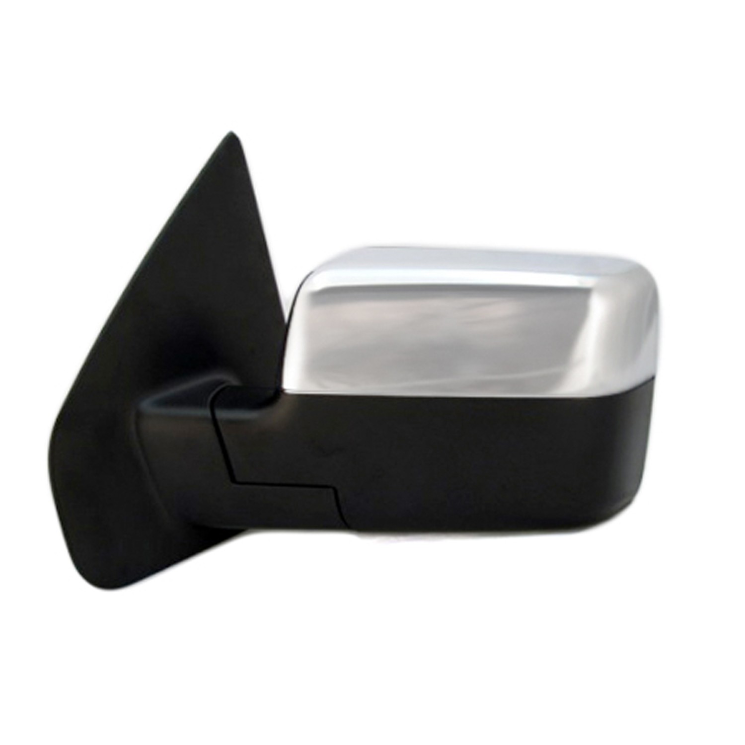 Door Mirror Assembly Left Power Heated w/Signal Lamp w/o Puddle Lamp w/Auto Dimmer Chrome for Ford F-150 2007–2008