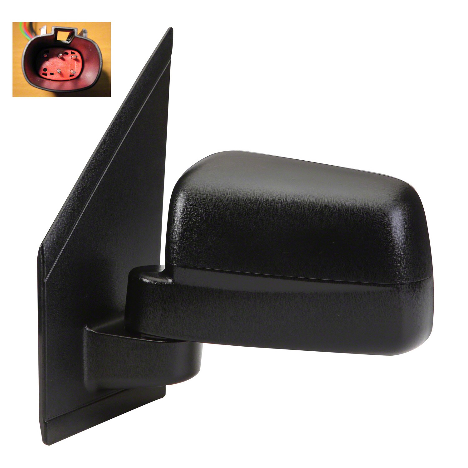 Door Mirror Assembly Left Power Heated To 10-4-10 for Ford Transit Connect 2010–2011