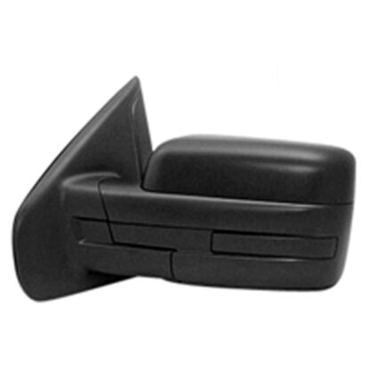 Door Mirror Assembly Left Power Non-Heated w/o Puddle Lamp w/o Reflector Textured Black for Ford F-150 2011–2014