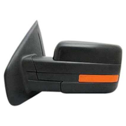 Door Mirror Assembly Left Standard Type Power w/Puddle Lamp w/Convex w/o Auto Dimmer for Ford F-150 2011–2014