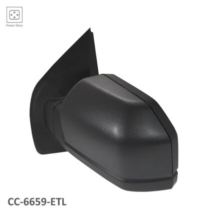 Door Mirror Assembly Left Standard Type Power Non-Heated Manual-Fold Black w/o Side View Camera w/o Signal Lamp for Ford F-150 2015–2020