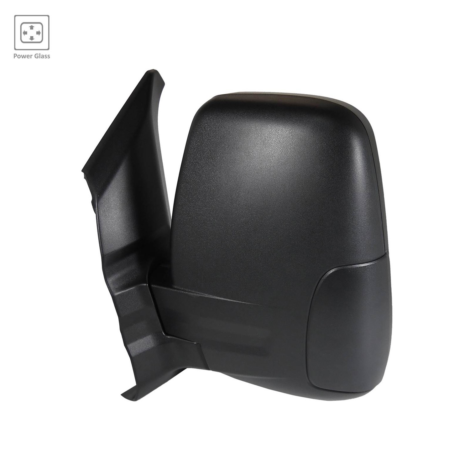 Door Mirror Assembly Left Power Non-Heated Short Arm Low Roof for Ford Transit-150 Transit-250 Transit-350 Transit-350 HD