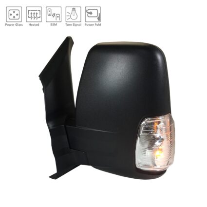 Door Mirror Assembly Left Power Heated Power Fold Short Arm Low Roof for Ford Transit-150 2020–2021