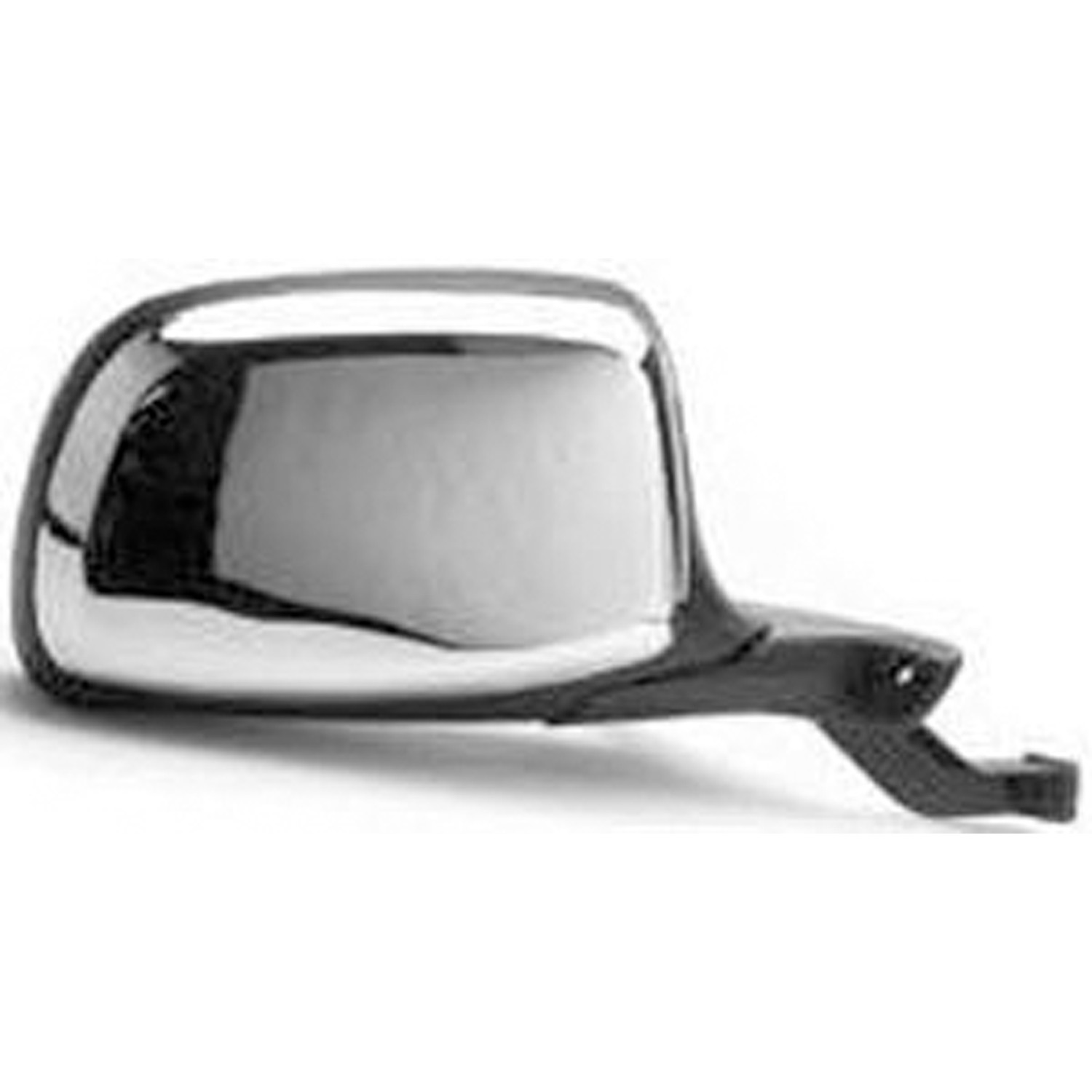 Door Mirror Assembly Right Manual Paddle Design Black & Chrome for Ford Bronco F-150