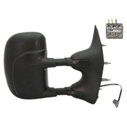 Door Mirror Assembly Right Power Telescoping Type for Ford E-150 E-250 E-350 Super Duty E-450 Super Duty