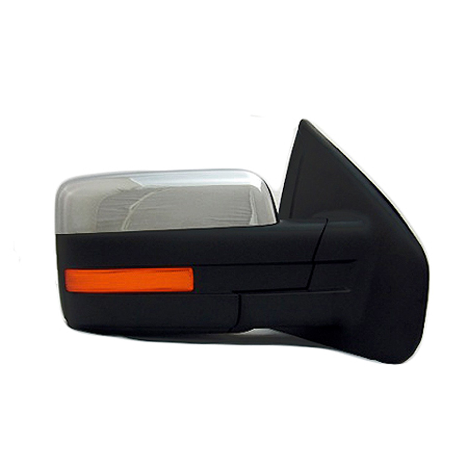 Door Mirror Assembly Right Standard Type Power w/o Puddle Lamp Heated Chrome for Ford F-150 2009–2010