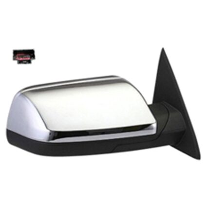 Door Mirror Assembly Right Power Heated w/Memory w/Puddle Lamp w/Cover Chrome for Ford Flex 2009–2012