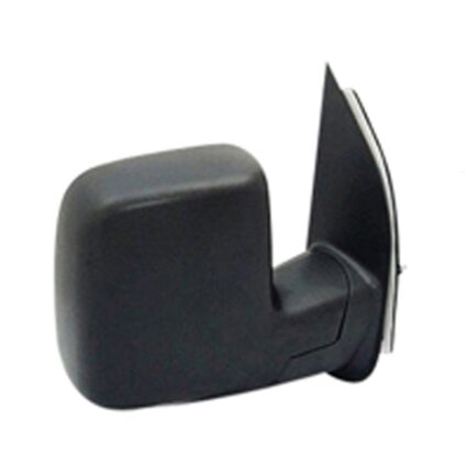 Door Mirror Assembly Right Sail Type Manual w/Integrated Spotter Textured Black for Ford E-150 E-250 E-350 Super Duty E-450 Super Duty