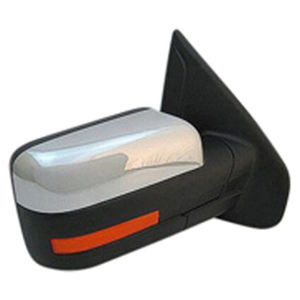Door Mirror Assembly Right Standard Type Power w/Puddle Lamp Chrome for Ford F-150 2011–2014