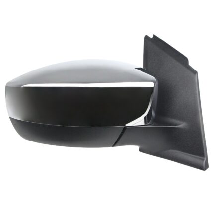 Door Mirror Assembly Right Power Non-Heated w/o BLIS w/o Signal Lamp w/Cover Chrome for Ford Escape 2013–2016