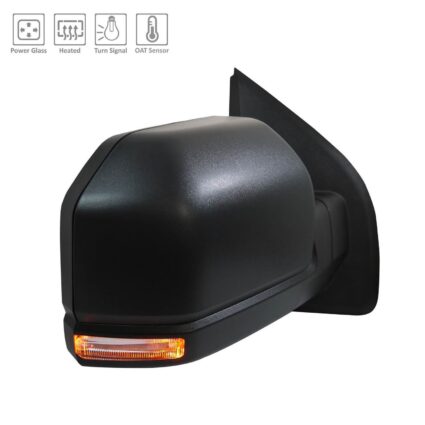 Door Mirror Right Standard Type w/o Side View Camera w/Signal Lamp w/o Spot Lamp From 2-26-18 for Ford F-150 2018–2020
