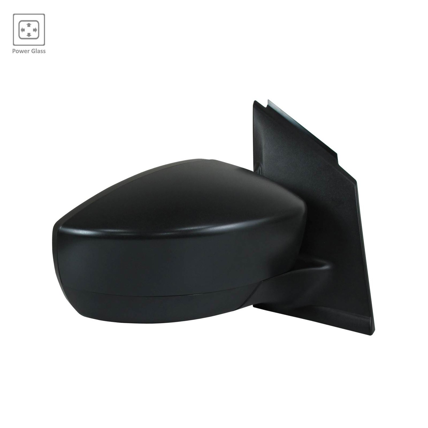 Door Mirror Assembly Right Non-Heated w/o Signal Lamp w/o BLIS w/Cover Textured for Ford Escape 2017–2019