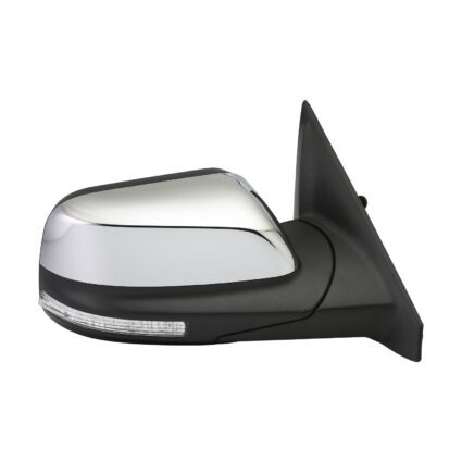 Door Mirror Assembly Right Satin Chrome From 10-22-15 for Ford Explorer 2016–2019