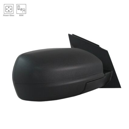 Door Mirror Right To 7-25-19 Non-Heated w/o Memory w/Cover Textured Black for Ford Edge 2019–2023