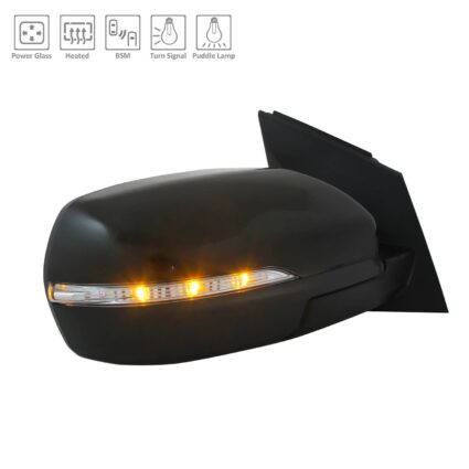 Door Mirror Right w/o Dimming w/Memory w/BLIS w/Cover for Ford Edge Sport SEL Titanium ST 2015–2024