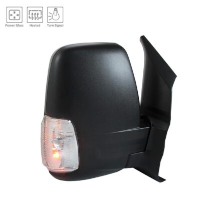 Door Mirror Assembly Right Power Heated Short Arm Medium/High Roof for Ford Transit-150 2020–2021