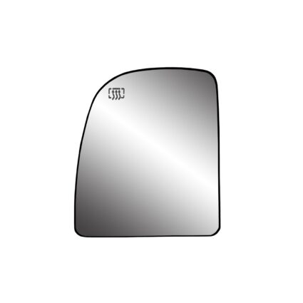 Door Mirror Glass Left Upper Trailer Tow Type w/Signal Heated Flat for Ford F-250 Super Duty F-350 Super Duty