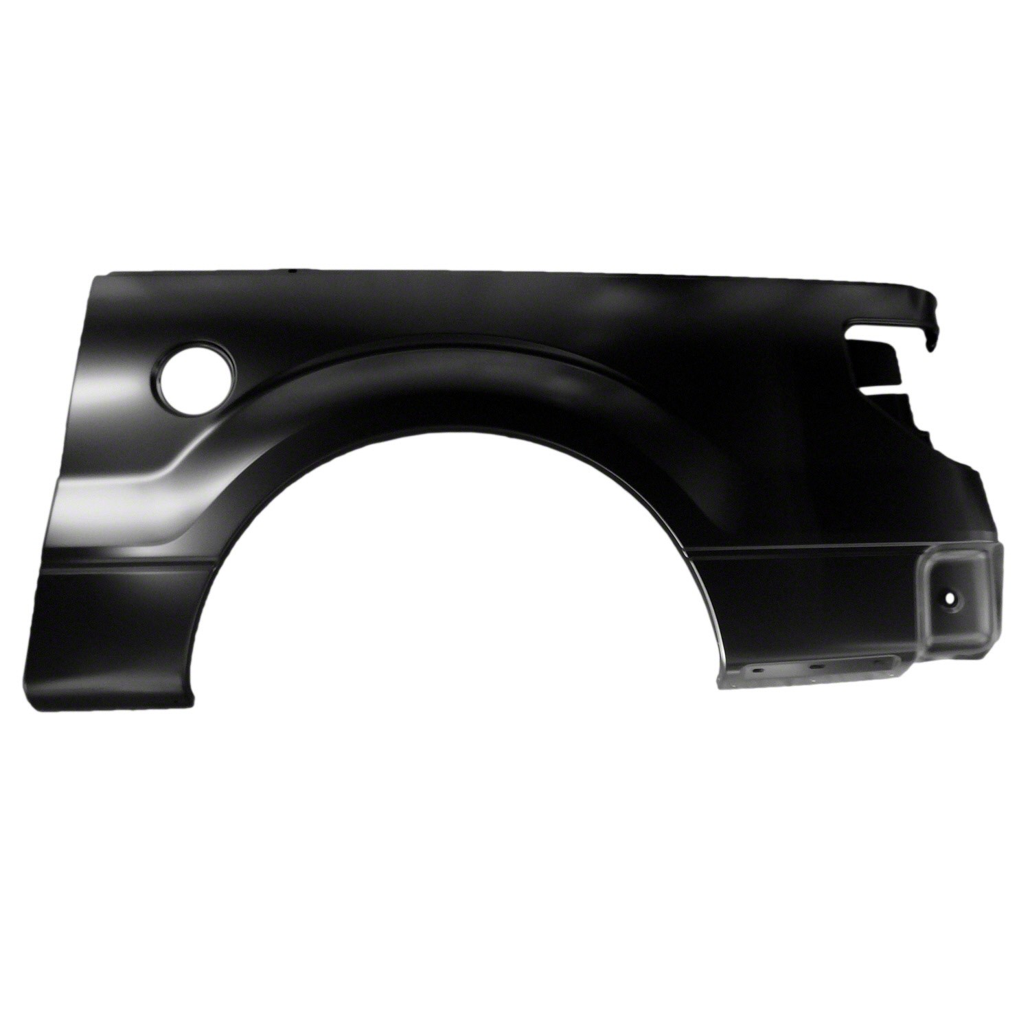 Truck Bed Panel Left Standard Bed Outer Panel w/o Wheel Opening Moldings CAPA for Ford F-150 2009–2014