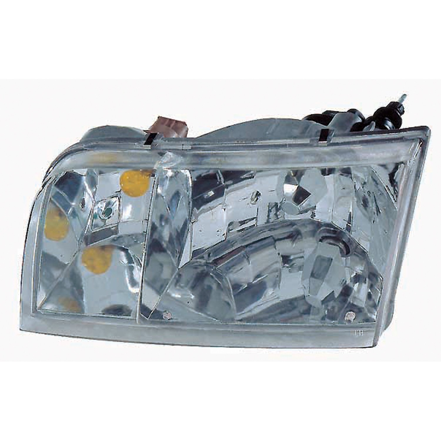 Headlight Assembly Composite Left Replacement Lens Design w/o Bulbs or Sockets CAPA for Ford Crown Victoria 1998–2011