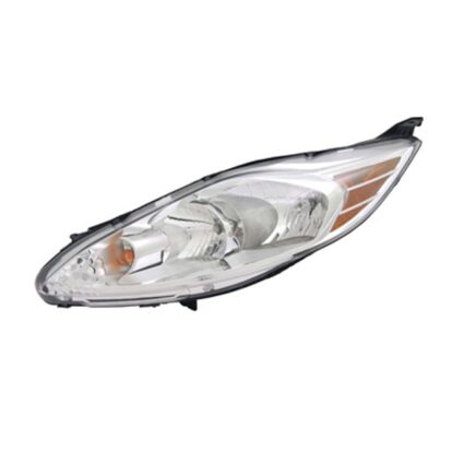 Headlight Assembly Composite Left w/o Appearance Pkg CAPA for Ford Fiesta Sedan Hatchback S SES SE SEL 2011–2013