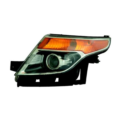 Headlight Assembly Composite Left Halogen w/o Adjust for Ford Explorer 2011–2015