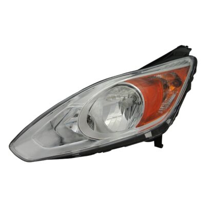 Headlight Assembly Composite Left Chrome Bezel CAPA for Ford C-Max 2013–2016