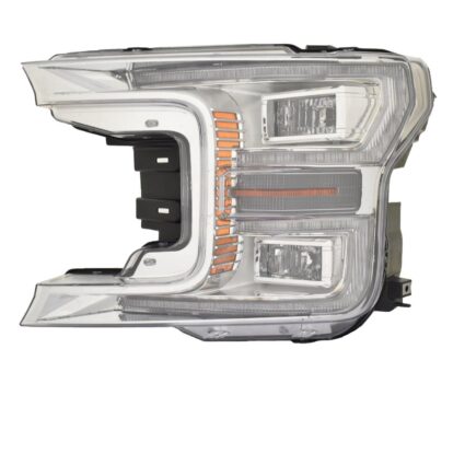 Headlight Assembly Composite Left LED w/o Sport Appearance Pkg CAPA for Ford F-150 2018–2020
