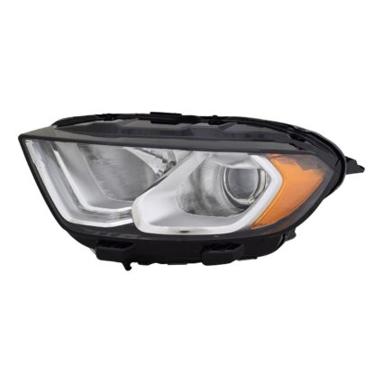 Headlight Assembly Composite Left w/DRL Chrome Bezel CAPA for Ford EcoSport 2018–2021