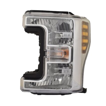 Headlight Assembly Composite Left Halogen CAPA for Ford F-250 Super Duty F-350 Super Duty F-450 Super Duty F-550 Super Duty