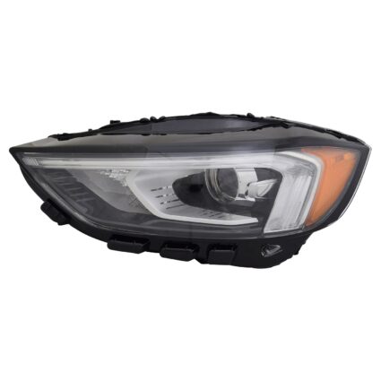 Headlight Assembly Composite Left Halogen w/o Sport Appearance Pkg w/o Adaptive Headlamps CAPA for Ford Edge SEL Titanium 2019–2024