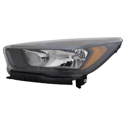 Headlight Assembly Composite Left Black Bezel CAPA for Ford Escape 2018–2019