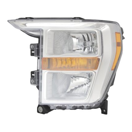 Headlight Assembly Composite Left Halogen CAPA for Ford F-150 2021–2023