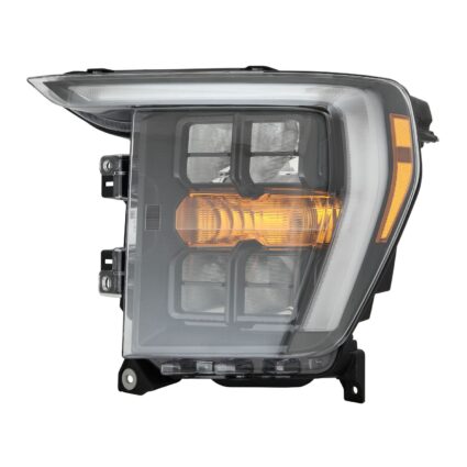Headlight Assembly Composite Left LED w/o Adaptive Lighting w/o Black Appearance Pkg CAPA for Ford F-150 2021–2023