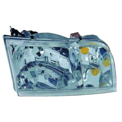 Headlight Assembly Composite Right Replacement Lens Design w/o Bulbs or Sockets CAPA for Ford Crown Victoria 1998–2011