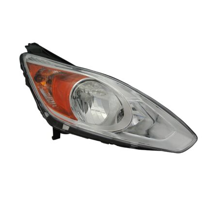 Headlight Assembly Composite Right Chrome Bezel CAPA for Ford C-Max 2013–2016
