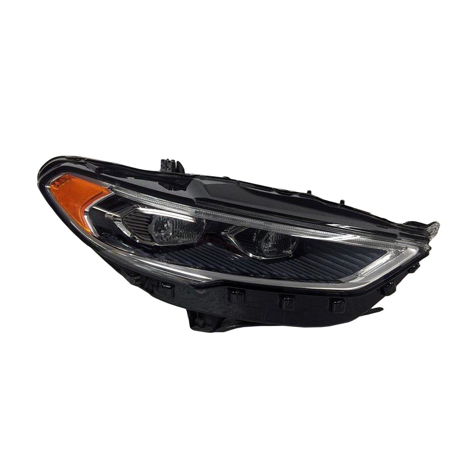 Headlight Assembly Composite Right LED w/o Auto High Beam for Ford Fusion 2017–2020