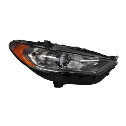 Headlight Assembly Composite Right Halogen w/Signature Lighting CAPA for Ford Fusion 2017–2020