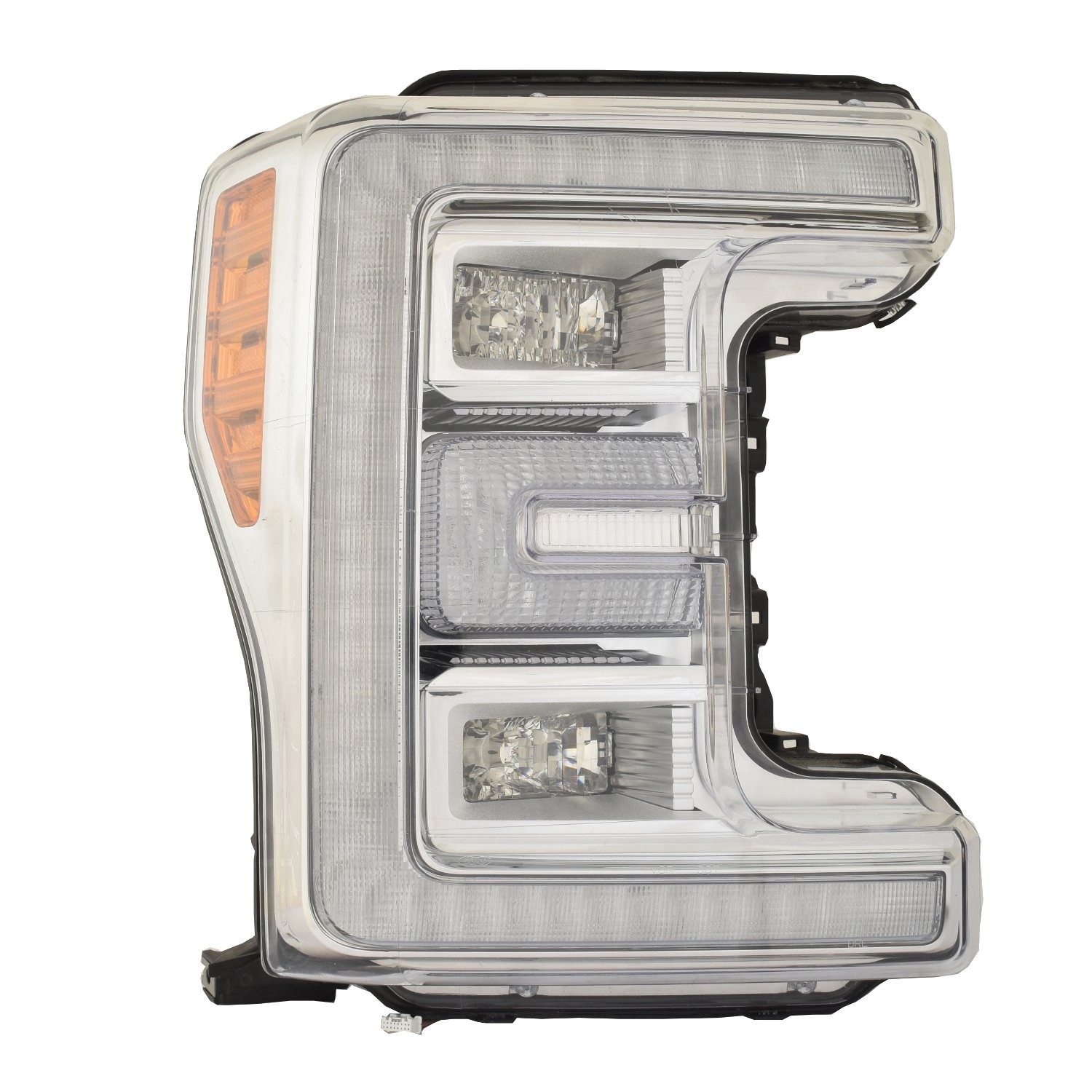 Headlight Assembly Composite Right LED CAPA for Ford F-350 Super Duty F-450 Super Duty
