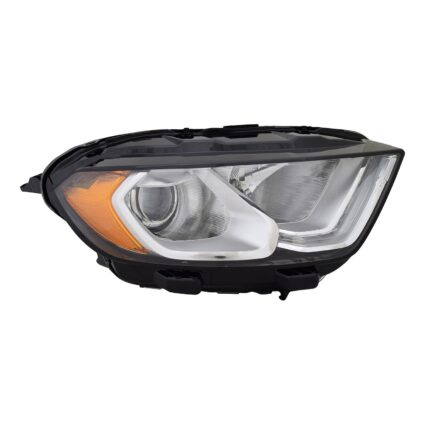 Headlight Assembly Composite Right w/DRL Chrome Bezel CAPA for Ford EcoSport 2018–2021