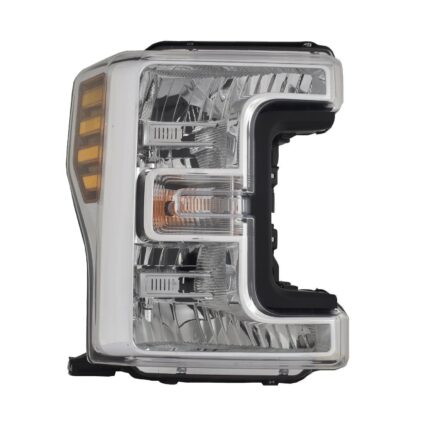 Headlight Assembly Composite Right Halogen CAPA for Ford F-250 Super Duty F-350 Super Duty F-450 Super Duty F-550 Super Duty