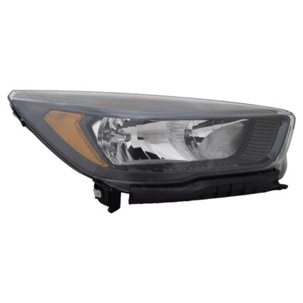 Headlight Assembly Composite Right Black Bezel CAPA for Ford Escape 2018–2019