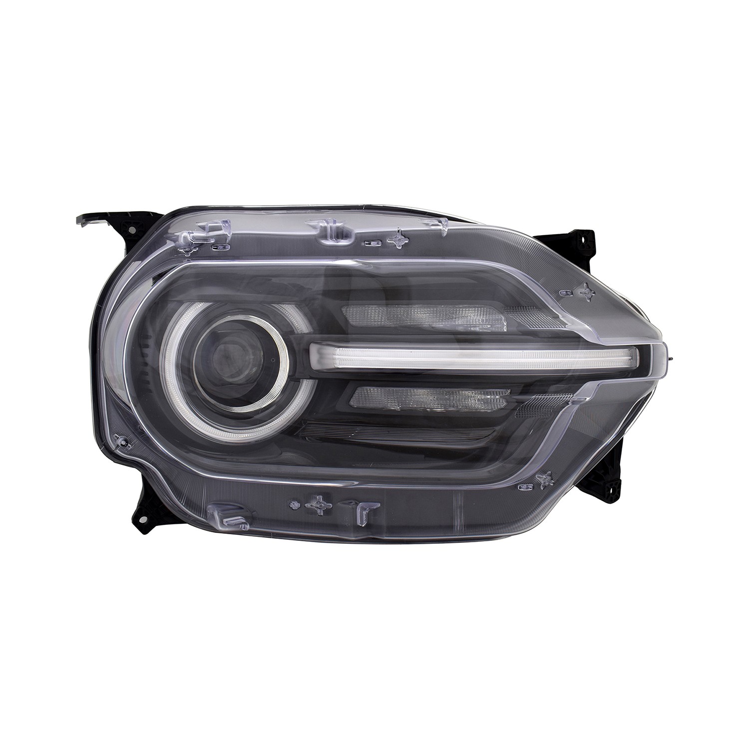 Headlight Assembly Composite Right w/LED Signature Lighting CAPA for Ford Bronco Sport Outer Banks Badlands Heritage Limited Edition 2021–2024