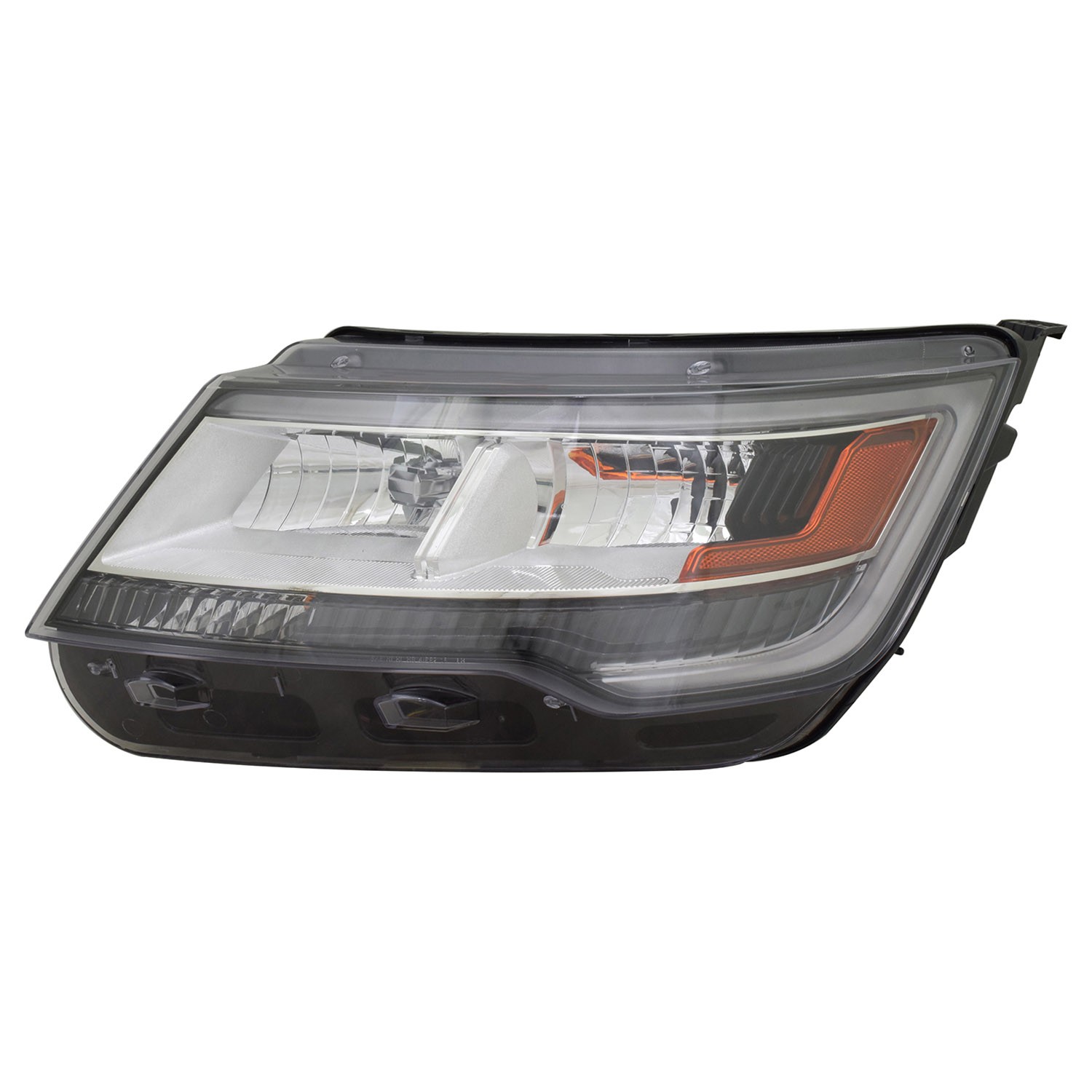 Headlight Lens Housing Left HID CAPA for Ford Explorer Limited Platinum XLT 2016–2018